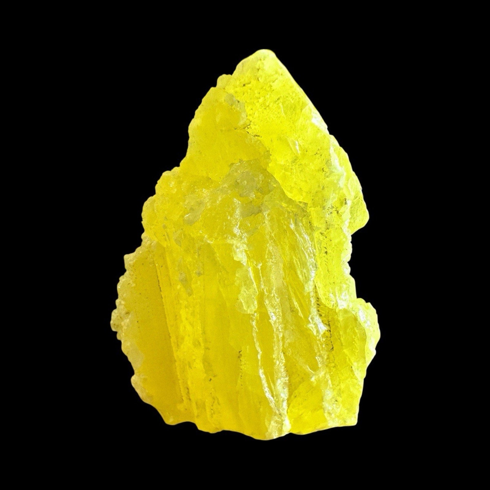 154g Yellow Native Sulfur Specimen – Maybee Quarry, Michigan, USA