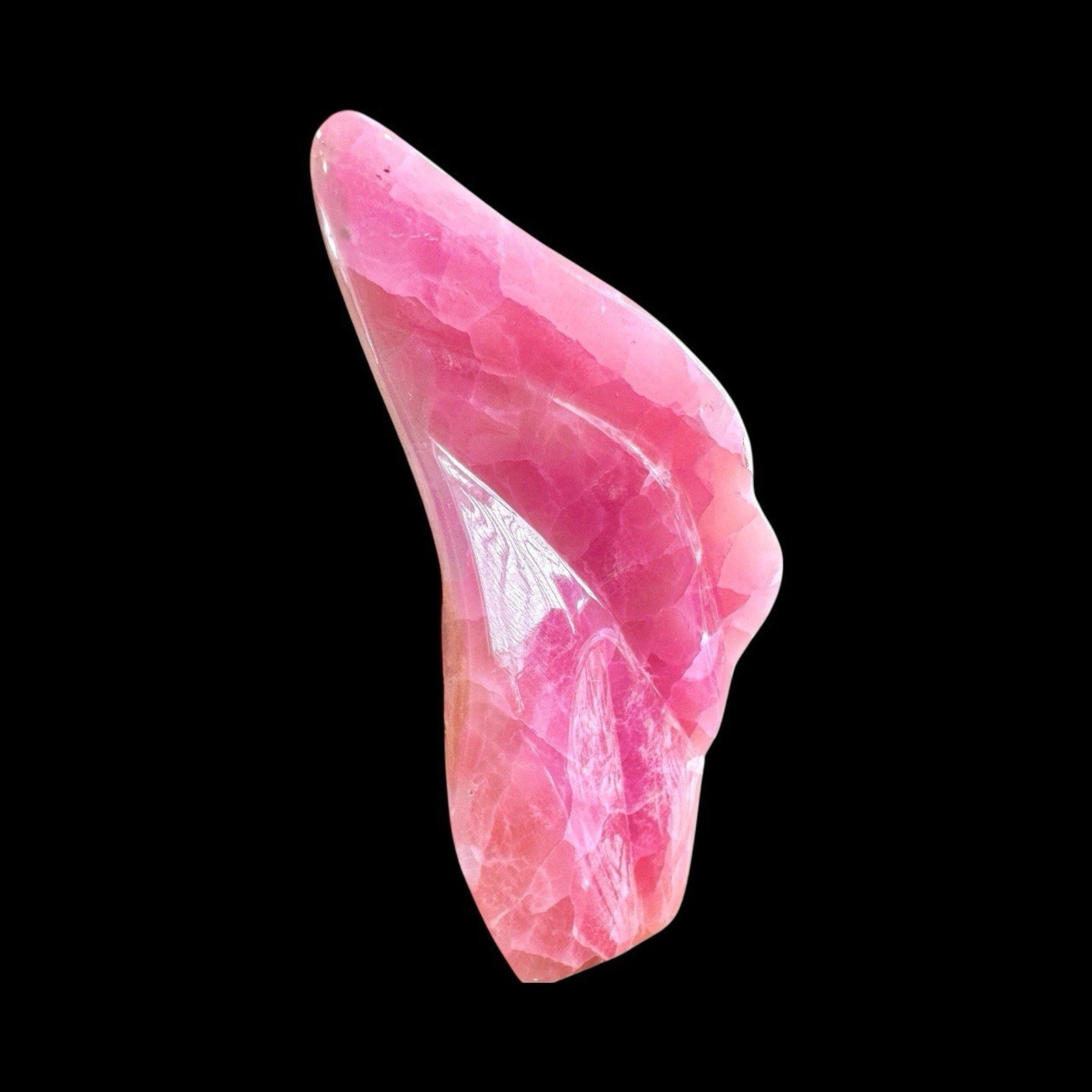 Pink Aragonite Polished Freeform – 140x68mm Morocco
