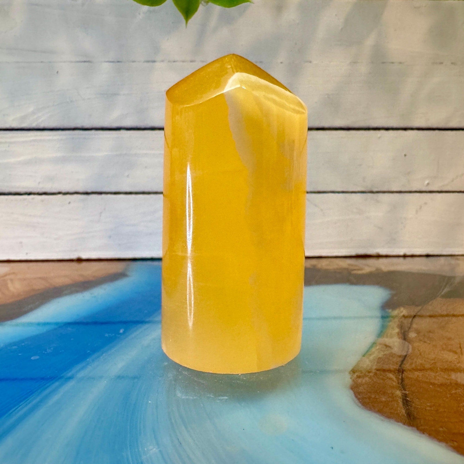 160 g Honeycomb Calcite Tower – Uinta Mountains, Utah – 71 mm