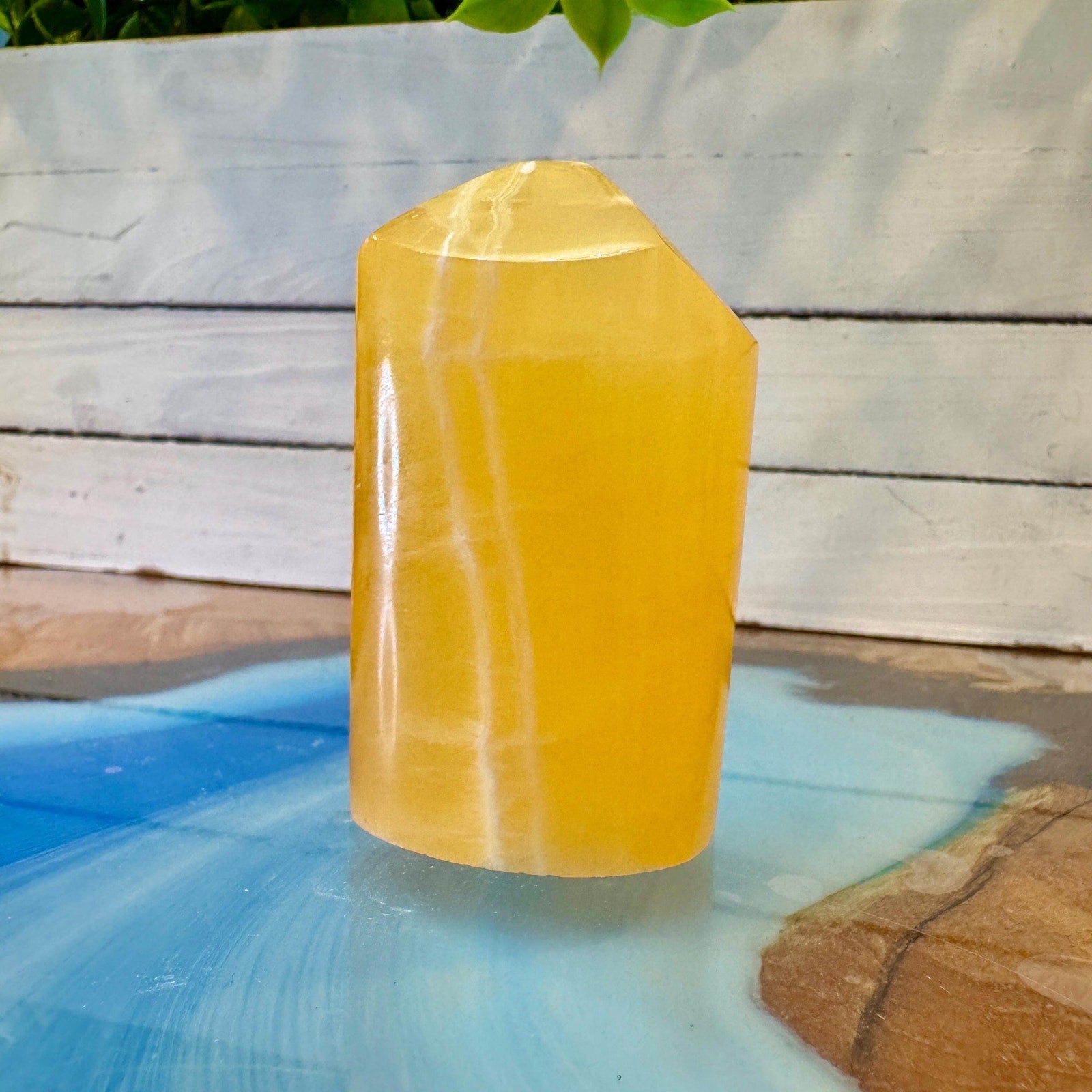 152 g Honeycomb Calcite Tower – Utah – 67 mm