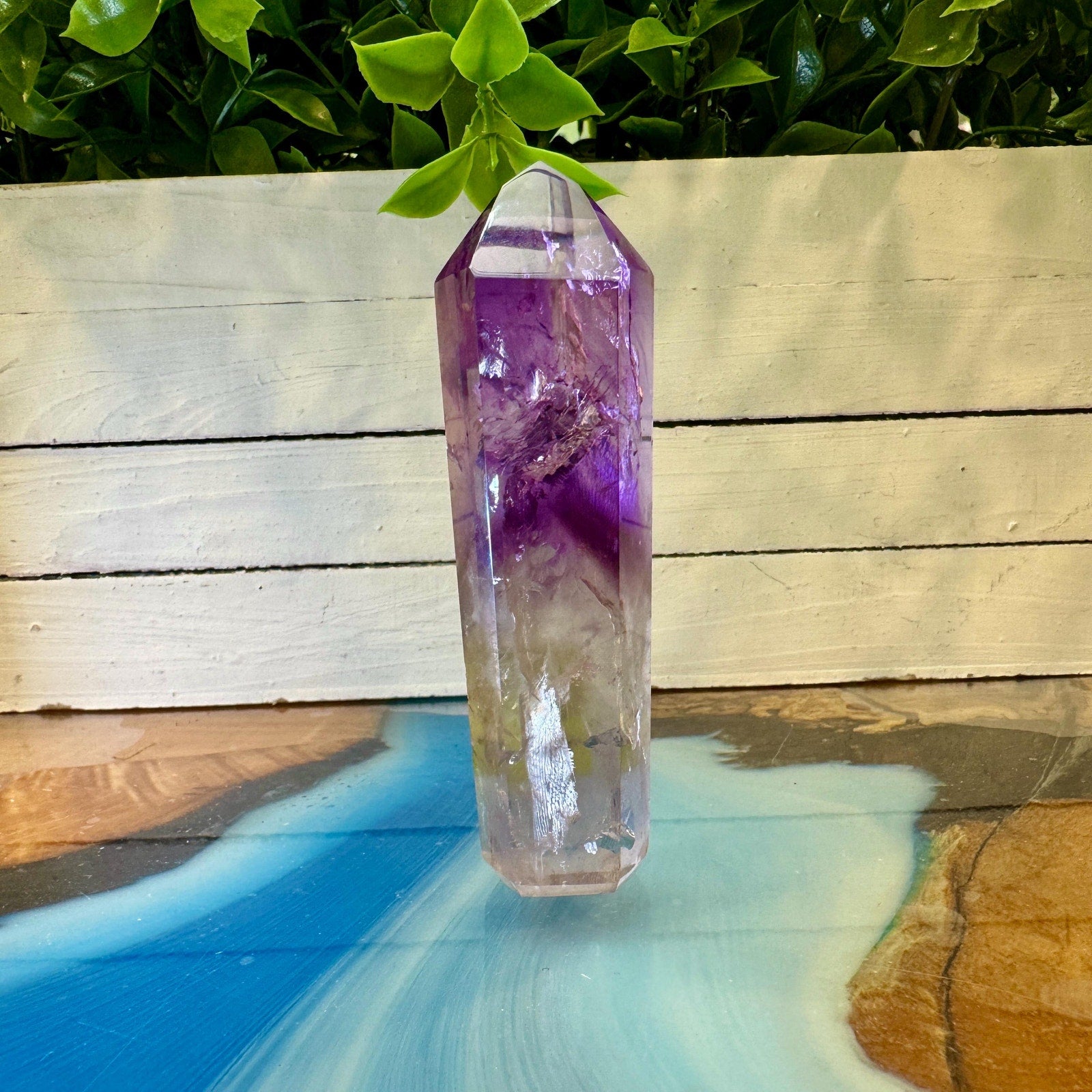 108 g Amethyst Quartz Tower – Brazil – 102 mm