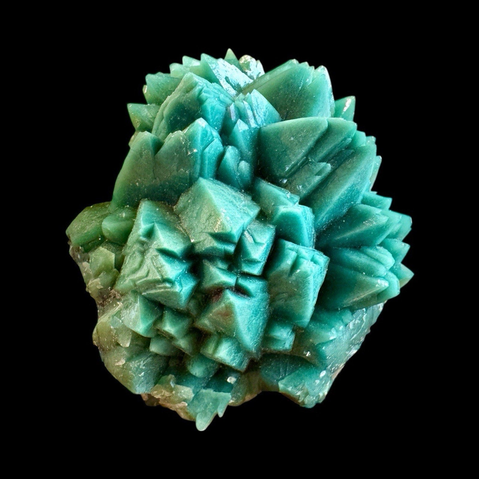 212g Teal-Green Apophyllite with Celadonite Specimen – Sakur, India