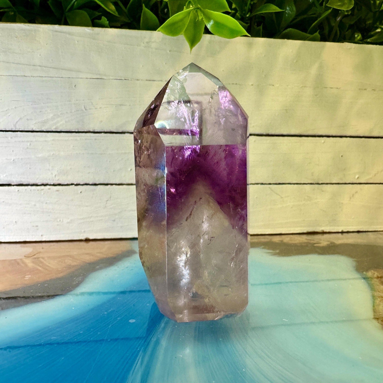130 g Violet Amethyst Quartz Tower – Brazil – 78 mm